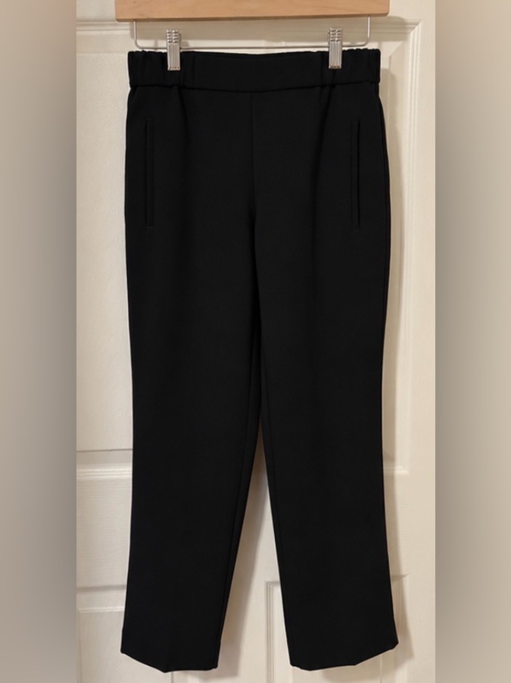 Wilfred Black Straight-Leg Tailored Pants